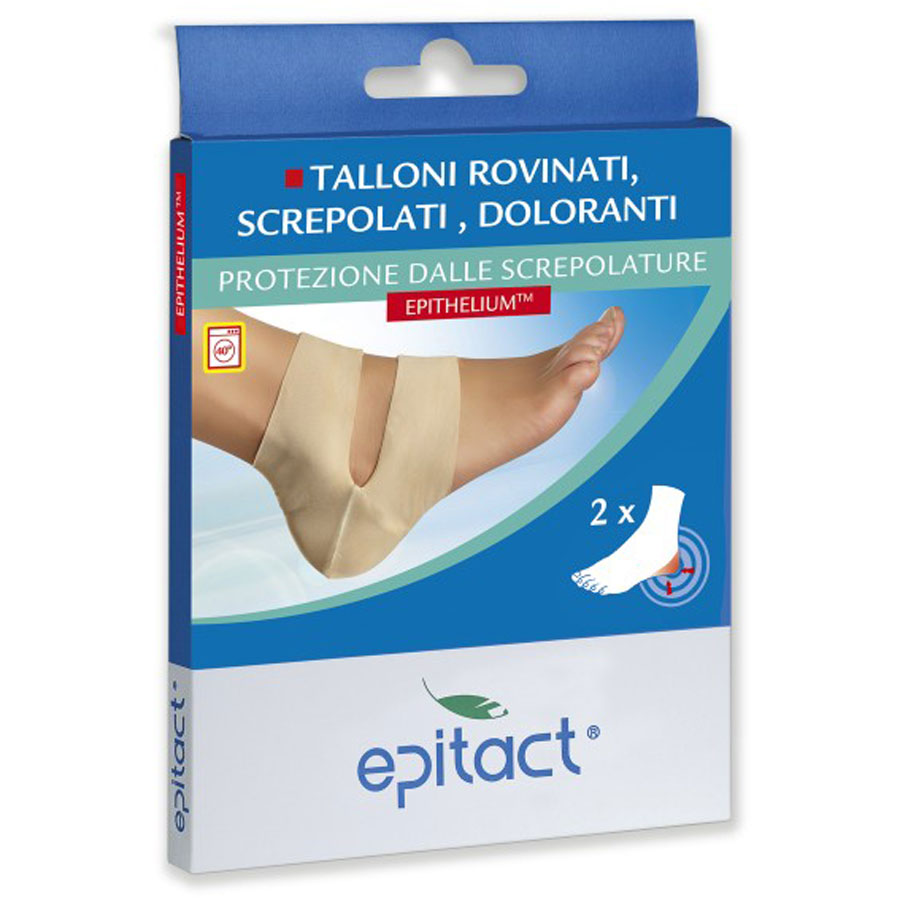 EPITACT Talloni Rovinati, Screpolati, Doloranti, protezione dalle screpolature Taglia Unica (2 pezzi in confezione)